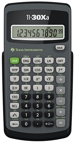 Calculadora científica Texas Instruments TI-30Xa
